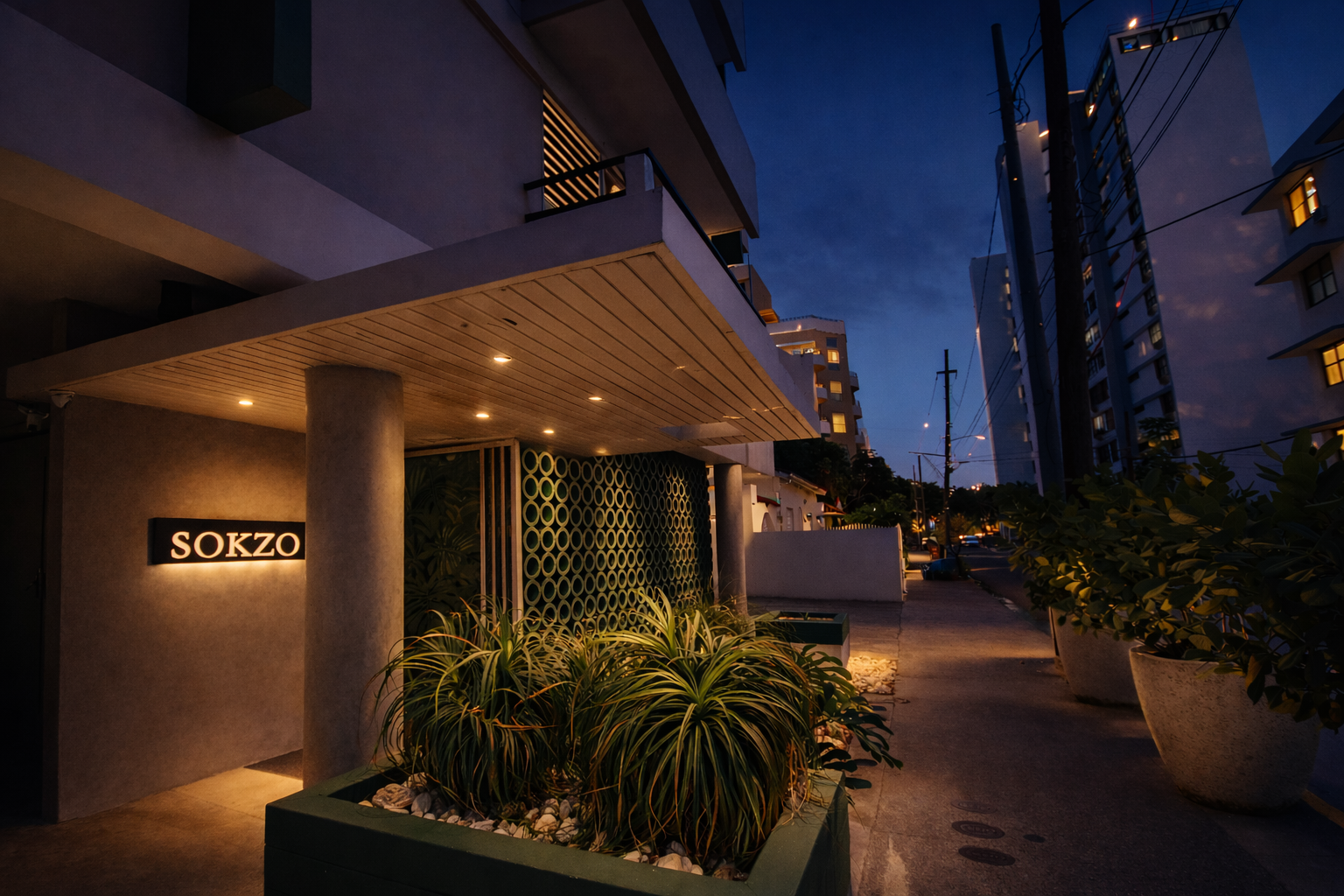 SOKZO Condado Lobby